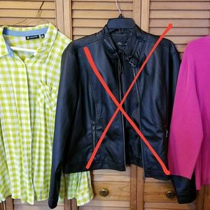 Bright green plaid button down